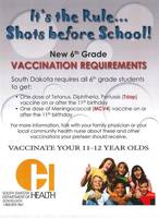 6th grade Vaccination