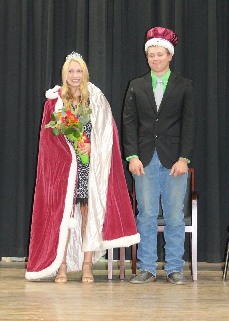 Queen Lexa B. and King Sam R.